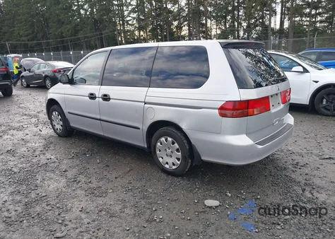 2001 Honda Odyssey Lx z USA, uszkodzony, nr VIN 2HKRL18551H567667